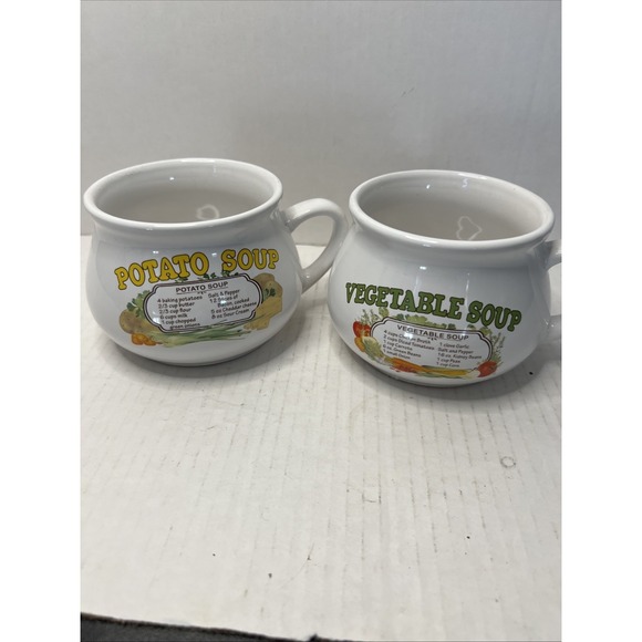 Dat’l Do It Other - White Vegetable Soup Mug